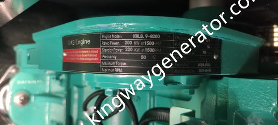 Il generatore del gas naturale di NG di alta qualità 90KW di Kingway del CE ha alimentato il consumo basso da Cummins Engine