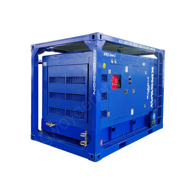 Generatore marino a prova di esplosione da 100 kVA con motore conforme alle norme ATEX Zona 2 e DNV 2.7-1
