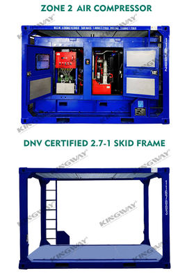 20FT DNV 2.7-1 Container offshore per piattaforme di petrolio e gas Lifting Skid Slings Starting System 24V DC Electric Start