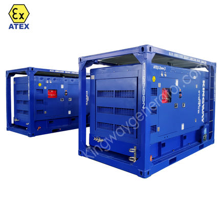 Compressore motore a prova di esplosione Compressore a prova di suono mobile Compressore d'aria A prova di esplosione