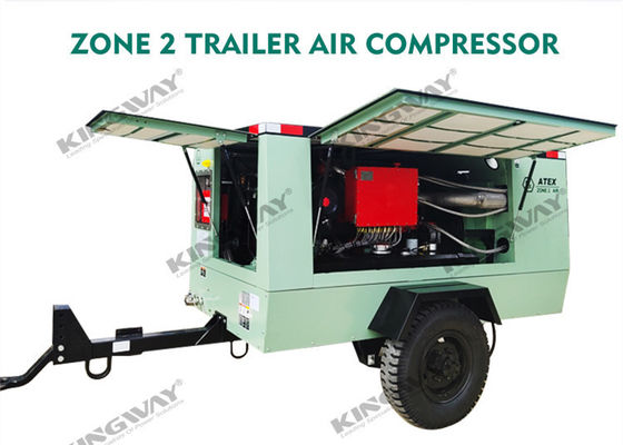 Compressore motore a prova di esplosione Compressore a prova di suono mobile Compressore d'aria A prova di esplosione