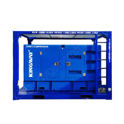Compressore d'aria ATEX Zona 2 Piattaforma Offshore Campo Diesel DNV a prova di esplosione Diesel azionato direttamente produttore cinese
