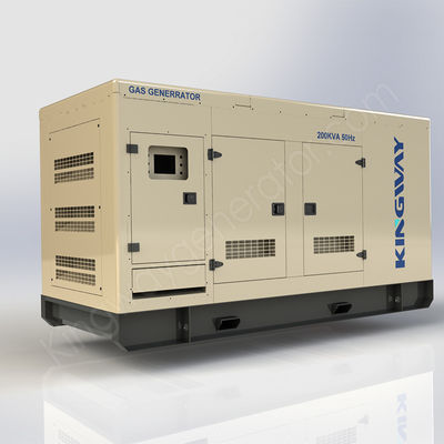 Genset a gas silenzioso Certificato CE 50HZ/60HZ 240V/120V 50kw Set generatore di gas di potenza con motori di marca