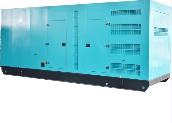 Industrial CE Standby Durable Emergency brand engine 1mw Gas Generator set dual fuel low consumption 1500kva per la centrale elettrica