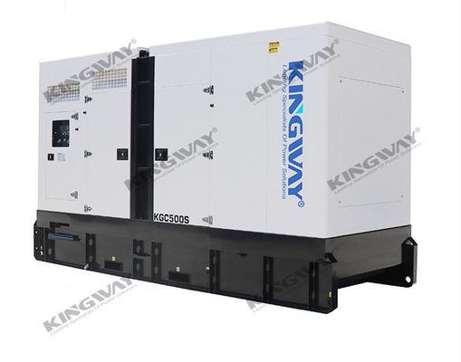 CE 60HZ 1800RPM generatori diesel insonorizzati a tre fasi di potenza 438KVA 350KW con per hotel e casa