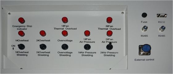Test di un generatore diesel da 250 kW 400v 50hz3 Fase 4 Wire Resistive Load Bank