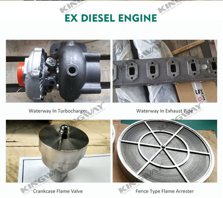 45kva 400v 50hz motore diesel a prova d'esplosione a 3 fasi 4 DNV2.7-1 Generatore diesel ATEX per la zona 2