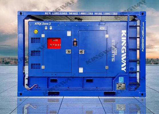 3fase DNVGL 2.7-1 telaio a pattinaggio ATEX certificazione 260 CFM 425CFM compressore d'aria a prova di esplosione per piattaforme offshore onshore
