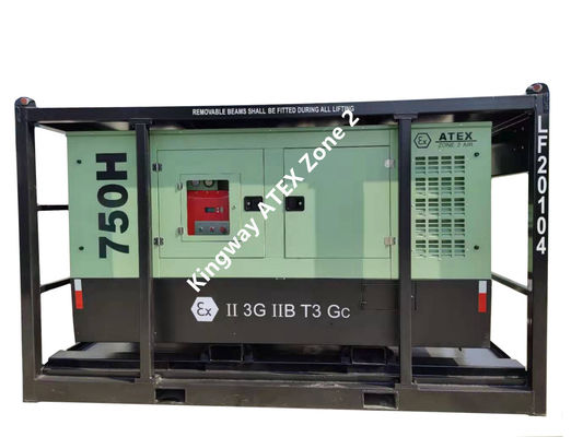 60kva 400v 50hz 3 fase 4 filo motore diesel a prova di esplosione certificato ATEX zona 2 generatore DNV nominale per offshore