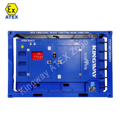 Attex Zona 1 Zona 2 Generatore diesel a prova di esplosione 1250KVA con telaio di sollevamento DNV2.7-1 con per campi di petrolio e gas