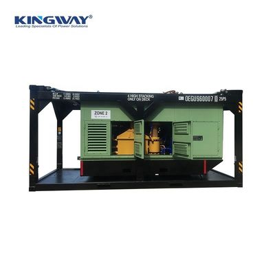 ATEX Zona 2 IIB T3 Diesel Sullair Air Compressor 260CFM a prova di esplosione con DNV 2.7- Cornice di sollevamento per piattaforma offshore
