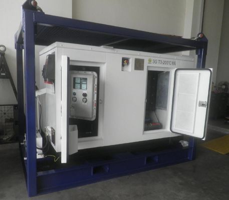 Generatore diesel silenzioso a prova di esplosione della zona II da 20 KVA montato in DNV 2.7-1 per giacimenti offshore di petrolio e gas