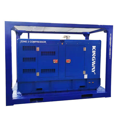 Certificazione ATEX 3fase 200kw 250kva zona2 set di generatori diesel a prova di esplosione DNVGL 2.7-1 motore di servizio di piattaforma a telaio a scivolo