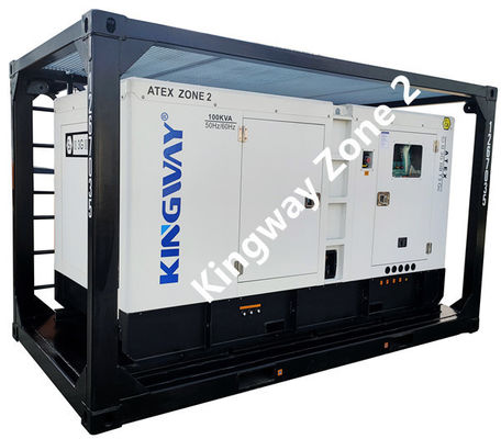 Attex Zona 1 Zona 2 Generatore diesel a prova di esplosione da 150kva con telaio di sollevamento DNV2.7-1 con piattaforme per petrolio e gas
