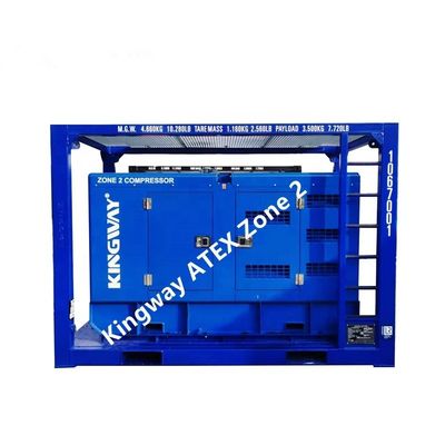 Certificazione ATEX 3 fasi DNVGL 2.7-1 generatore di piattaforma offshore a terra 120kw 150kva zona 2