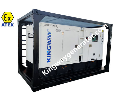 Sette di generatori a prova di esplosione per zone pericolose Zona 2 Diesel Genset certificato ATEX