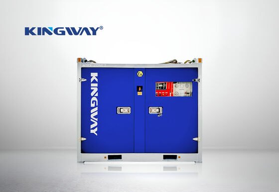 200 kW ATEX Zona 2 Sistema di generatore diesel a prova di scarico (T3), montato in DNV 2.7-1 Certified Offshore Lifting Crash Frame