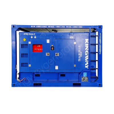 185CFM 6.9Bar a prova di esplosione ATEX Zona 2 Motore Diesel Compressore d'aria sul suolo con telaio di sollevamento DNV2.7-1