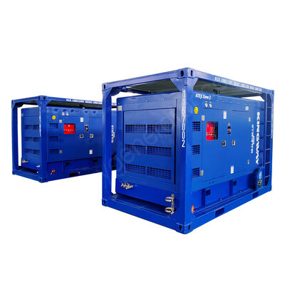185CFM 6.9Bar a prova di esplosione ATEX Zona 2 Motore Diesel Compressore d'aria sul suolo con telaio di sollevamento DNV2.7-1