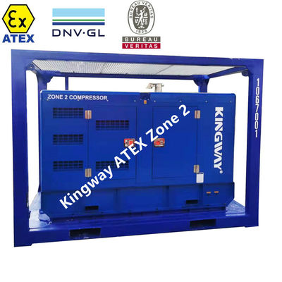 Kingway ATEX Zona 2 Sullair Compressore d'aria 186CFM 100Psi per giacimenti offshore di petrolio e gas