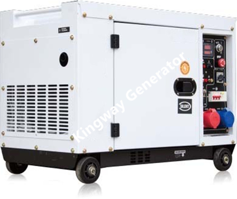 Generatore portatile silenzioso mobile, potere di sostegno del generatore diesel 6KW