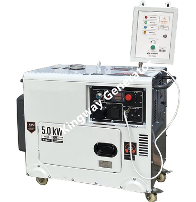 Gruppo elettrogeno silenzioso del generatore portatile arancio di colore 8KVA 12Hp