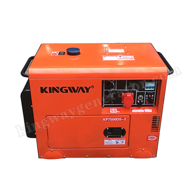 L'aria aperta di stile 5KW ha raffreddato l'uso portatile di emergenza del generatore con il serbatoio di combustibile 25L