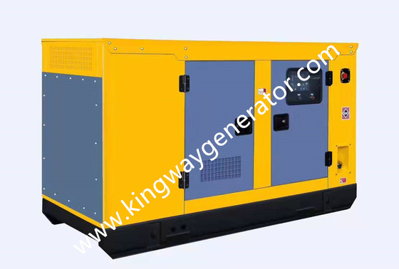 120KW giallo luminoso Cummins un generatore da 150 KVA per lo stato domestico dell'aria