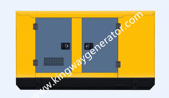 120KW giallo luminoso Cummins un generatore da 150 KVA per lo stato domestico dell'aria