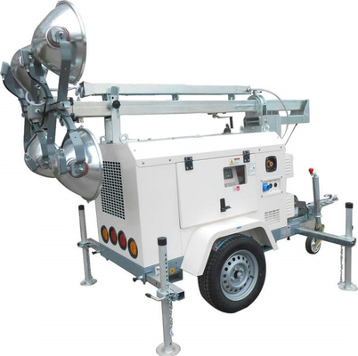 Torre del faro diesel mobile per l'estrazione mineraria del generatore industriale dell'attrezzatura di forma fisica 4kw