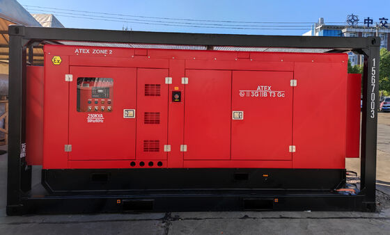 Generatore Diesel Antideflagrante Containerizzato Kingway ATEX Zona 2 da 1000KVA con Sistema di Monitoraggio Remoto